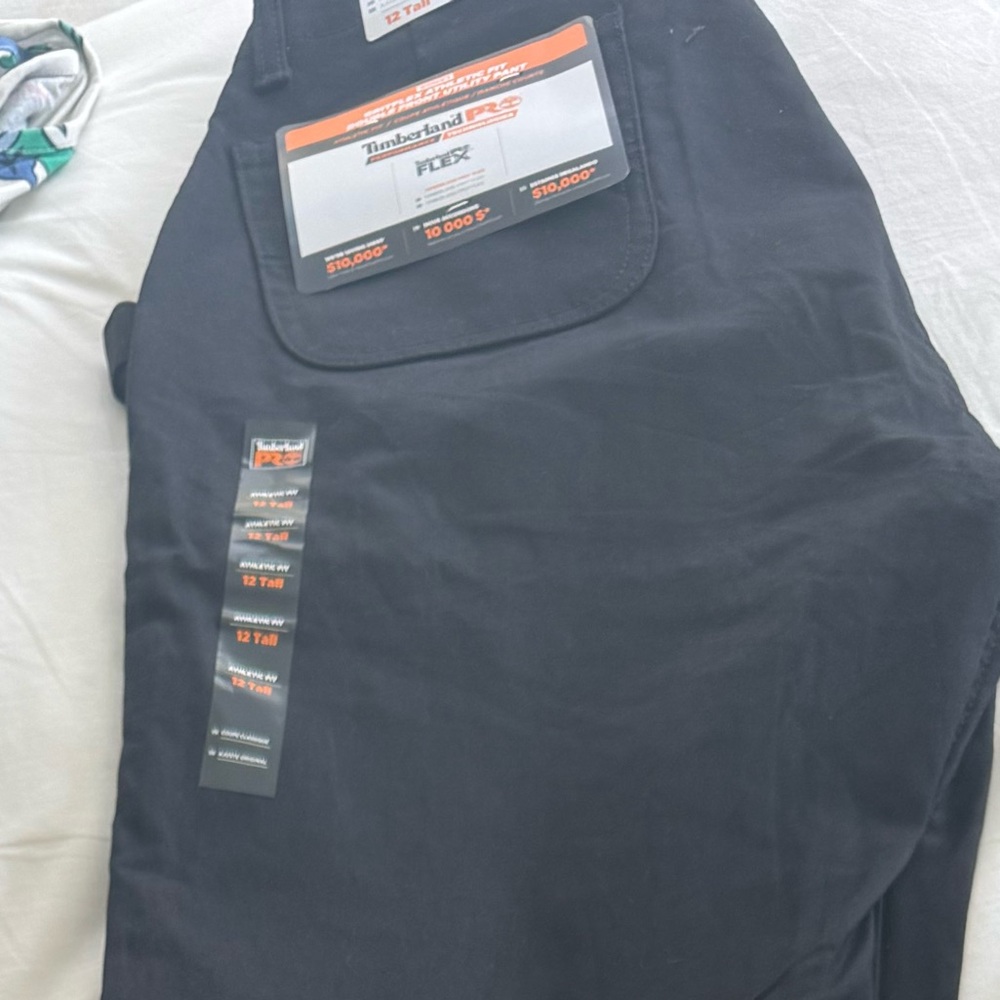 Timberland PRO Black Double Front Work Pants